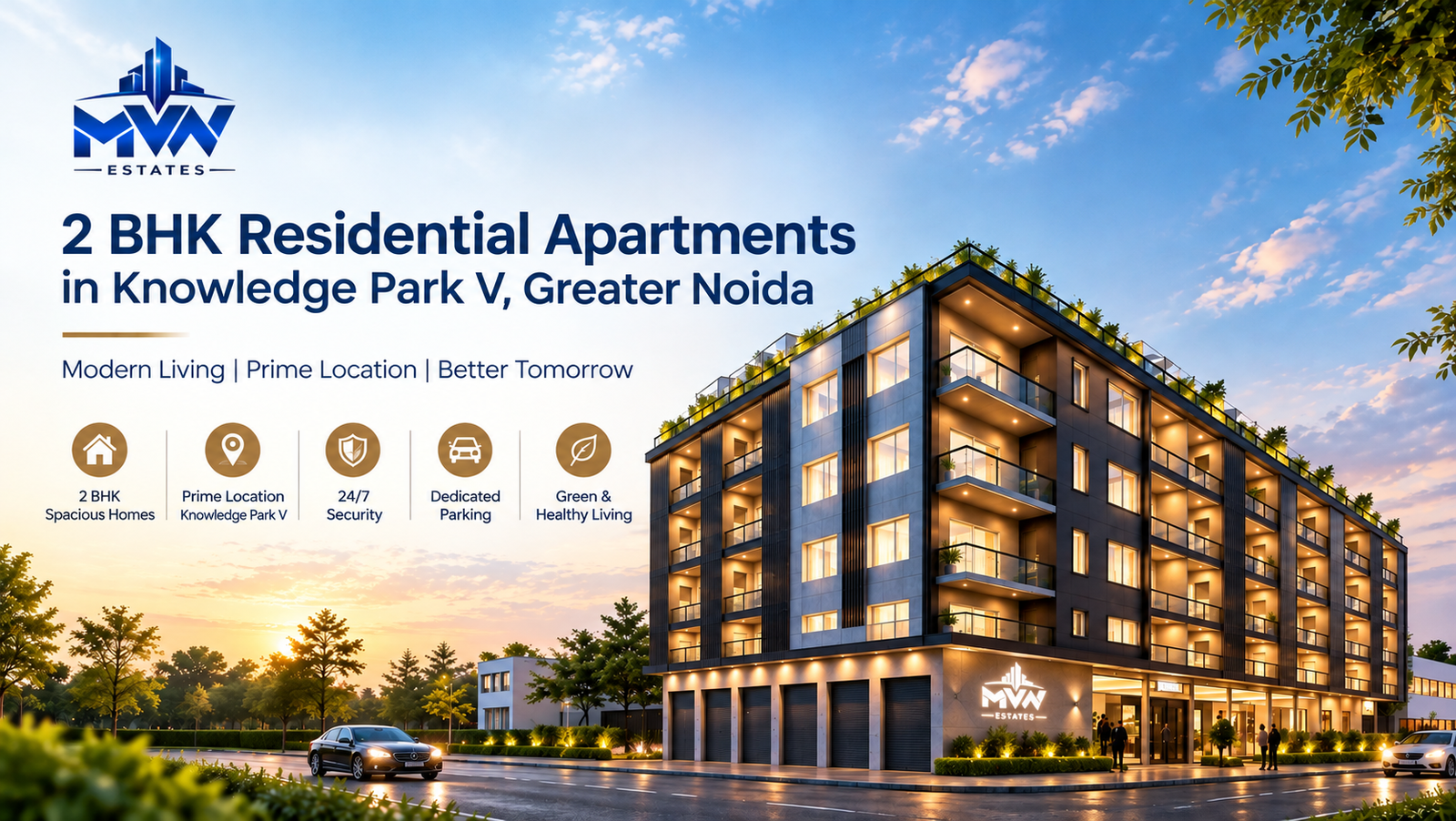 Why Choose 2 BHK Residential Apartments in Knowledge Park 5, Greater Noida?