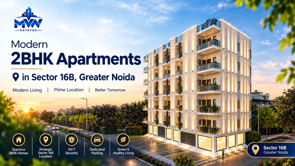 modern 2BHK apartments in Sector 16B, Greater Noida