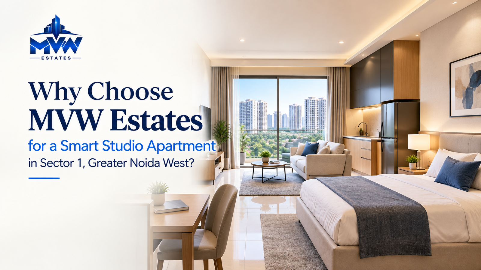 Why Choose MVW Estates for a Smart Studio Apartment in Sector 1, Greater Noida West?
